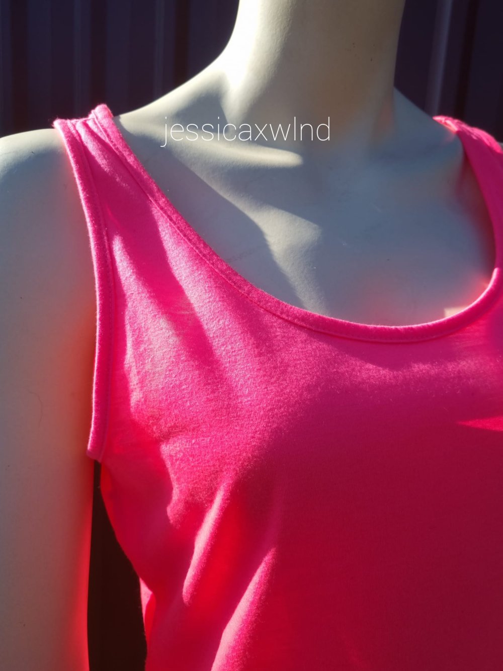 Neonpinkes Tanktop