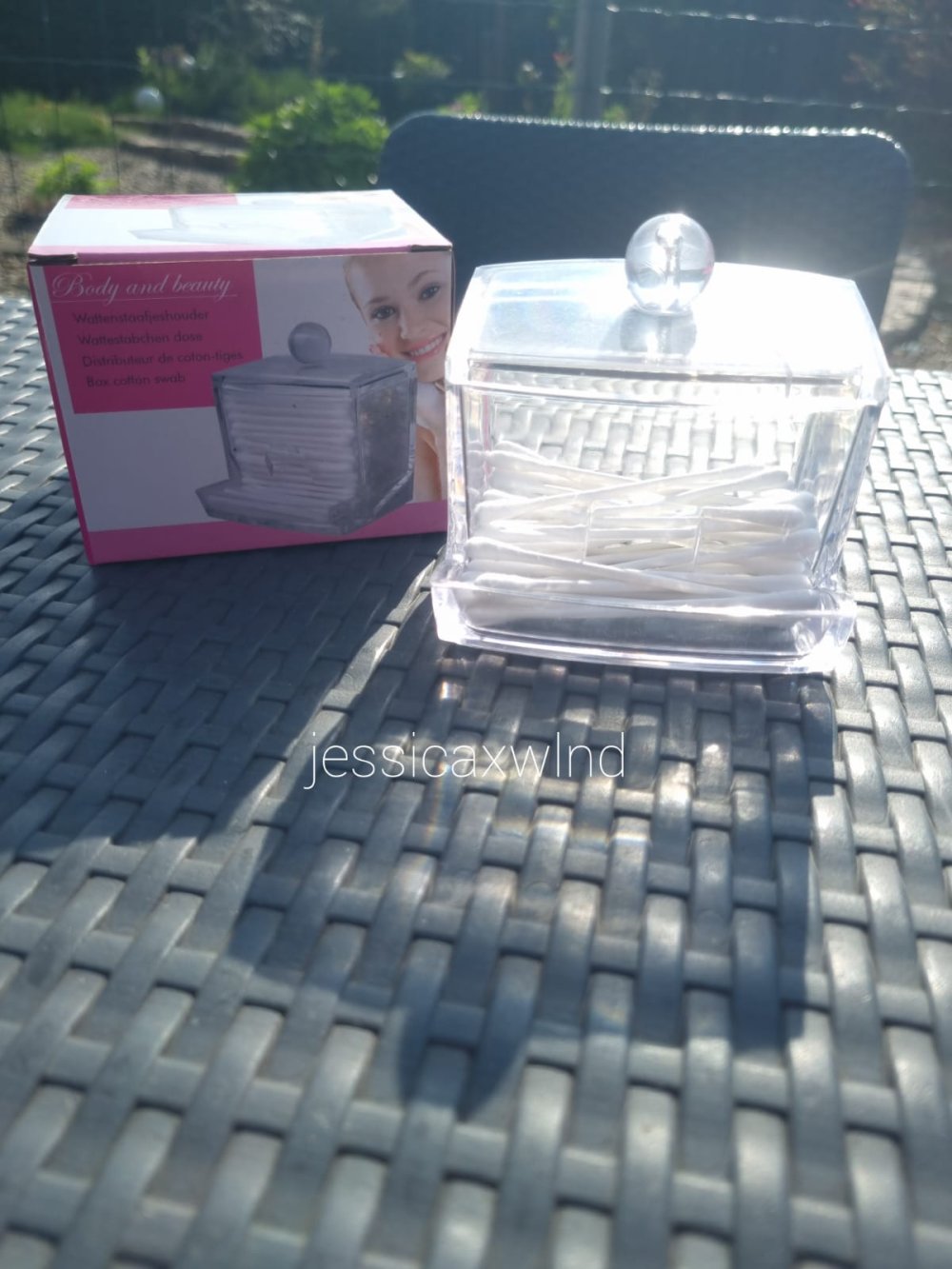 Wattestäbchenbox Behälter Kosmetikbehälter