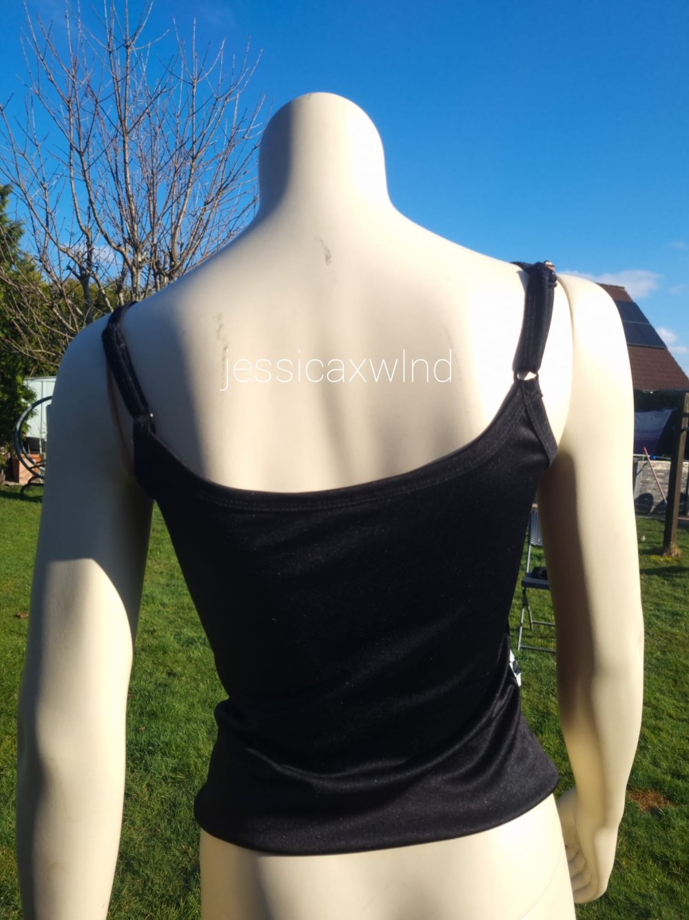 Schwarzes schlichtes basic Top