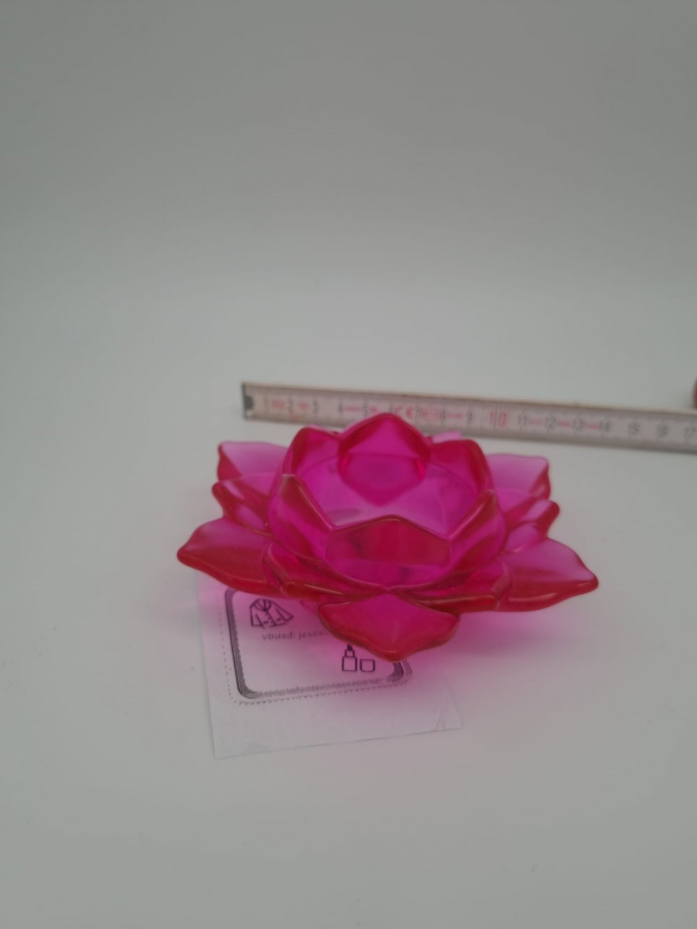 Lotusblume Kerzenhalter aus Epoxidharz