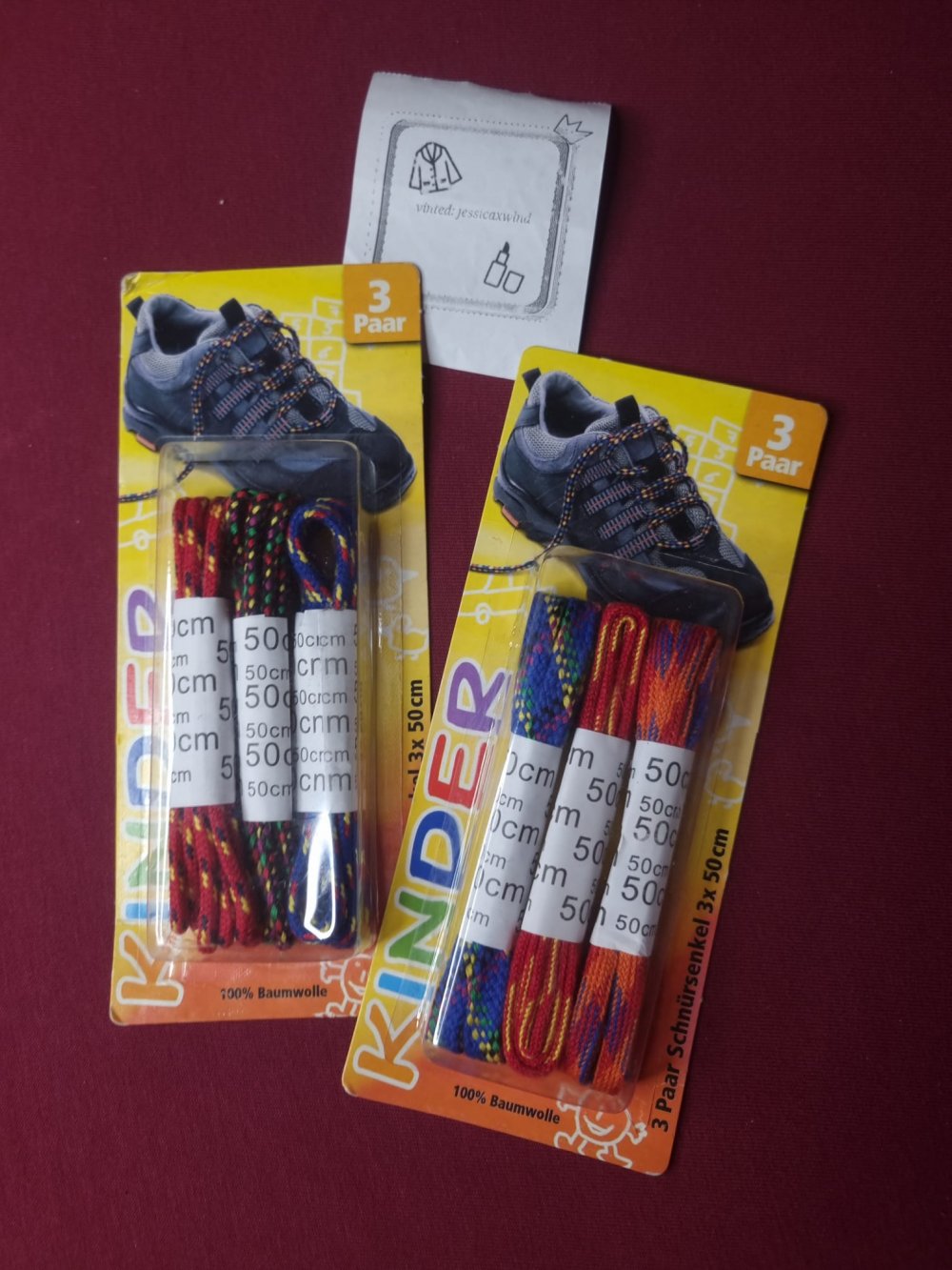 Schnürsenkel für Kinder 3 Paar
