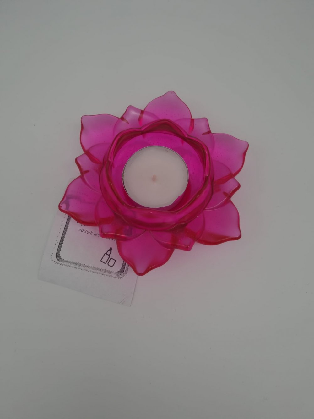 Lotusblume Kerzenhalter aus Epoxidharz