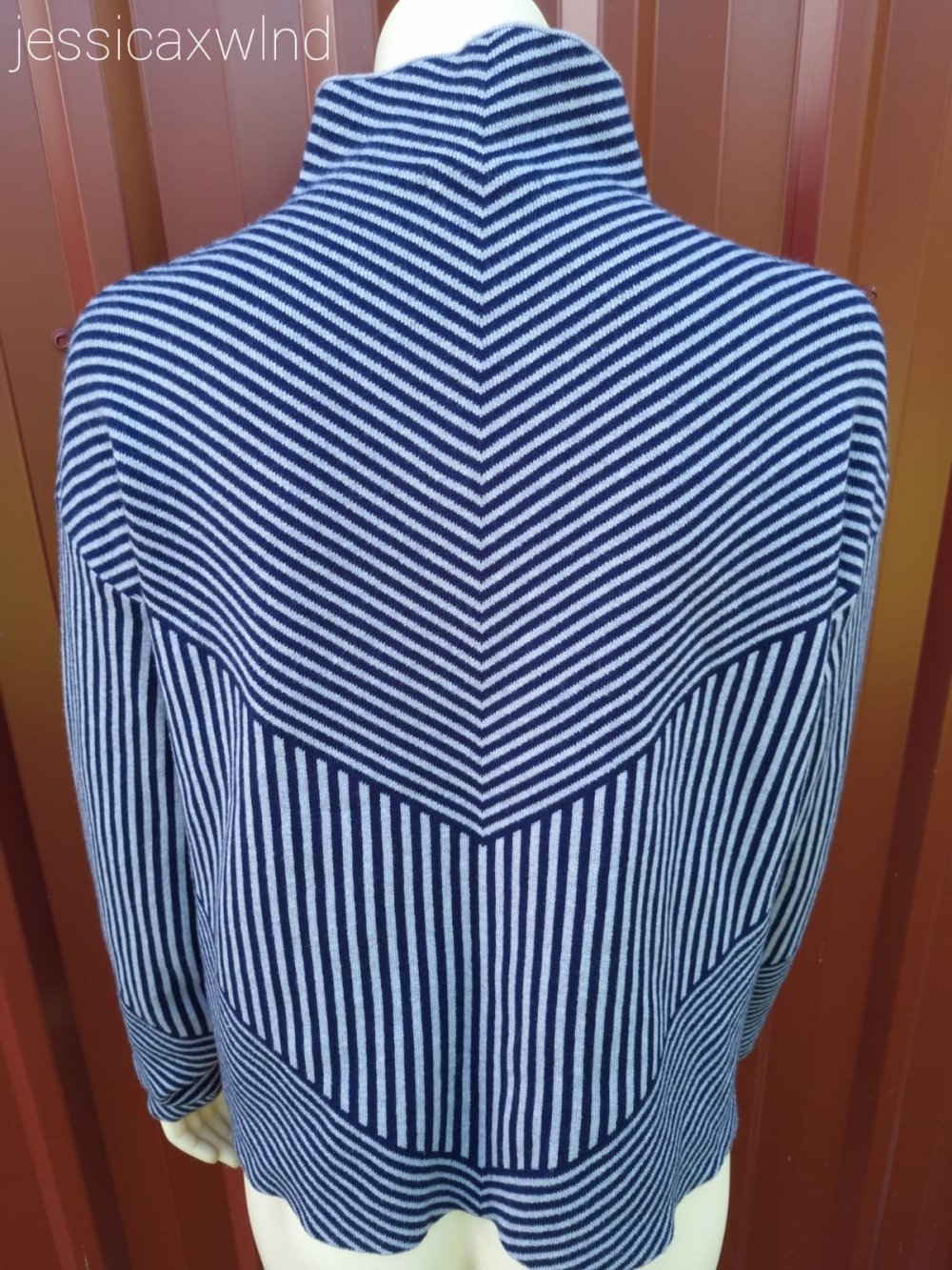 Tahari Rollkragenpullover Gestreift Streifen