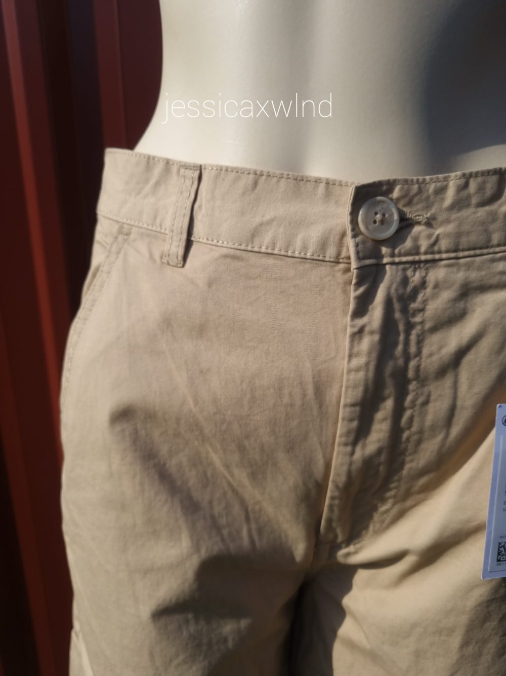 Beige Cargohose von Monki