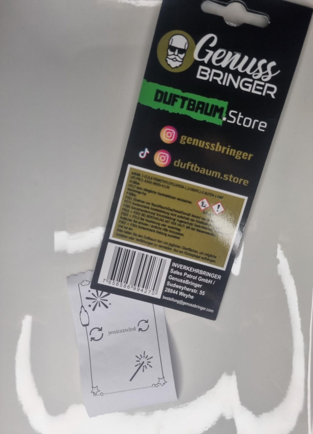 Duftbaum Autoanhänger 