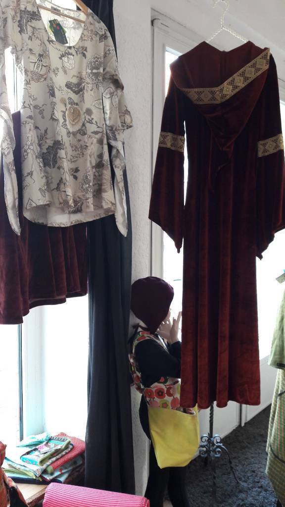 Samtkleid Mittelalter/ Larp