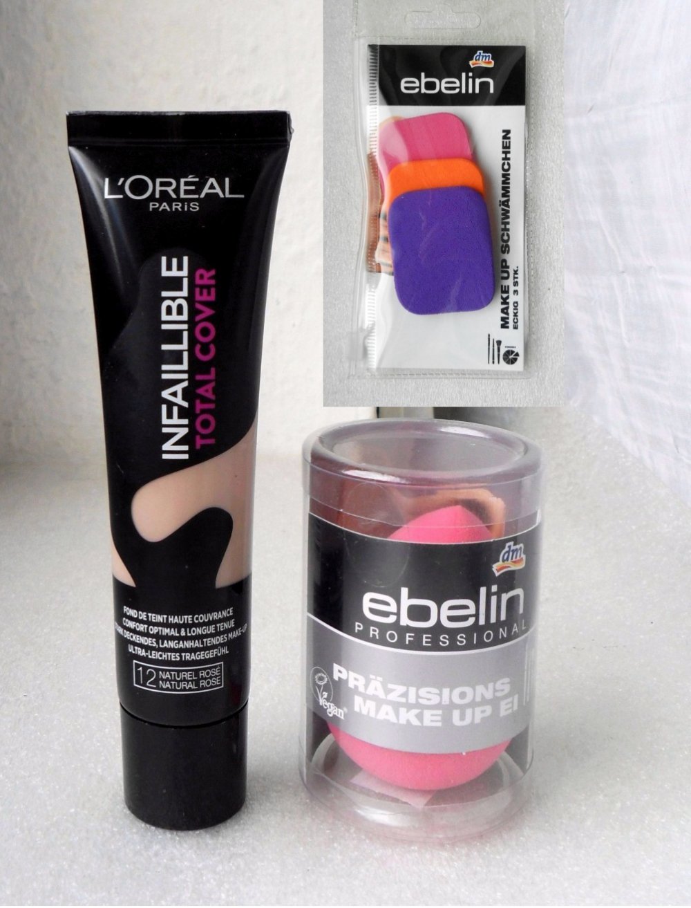 Ungeöffnetes L'Oreal Foundation Infaillible Total Cover Make-up N 12 Naturel rose 