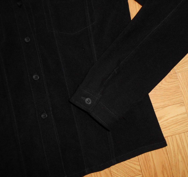 Süße Bamboo Stretch Bluse 38 Jacke Samtig schwarz sehr guter Zustand!