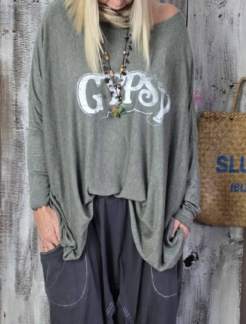 oversize Angora Gypsy Pullover Ibiza