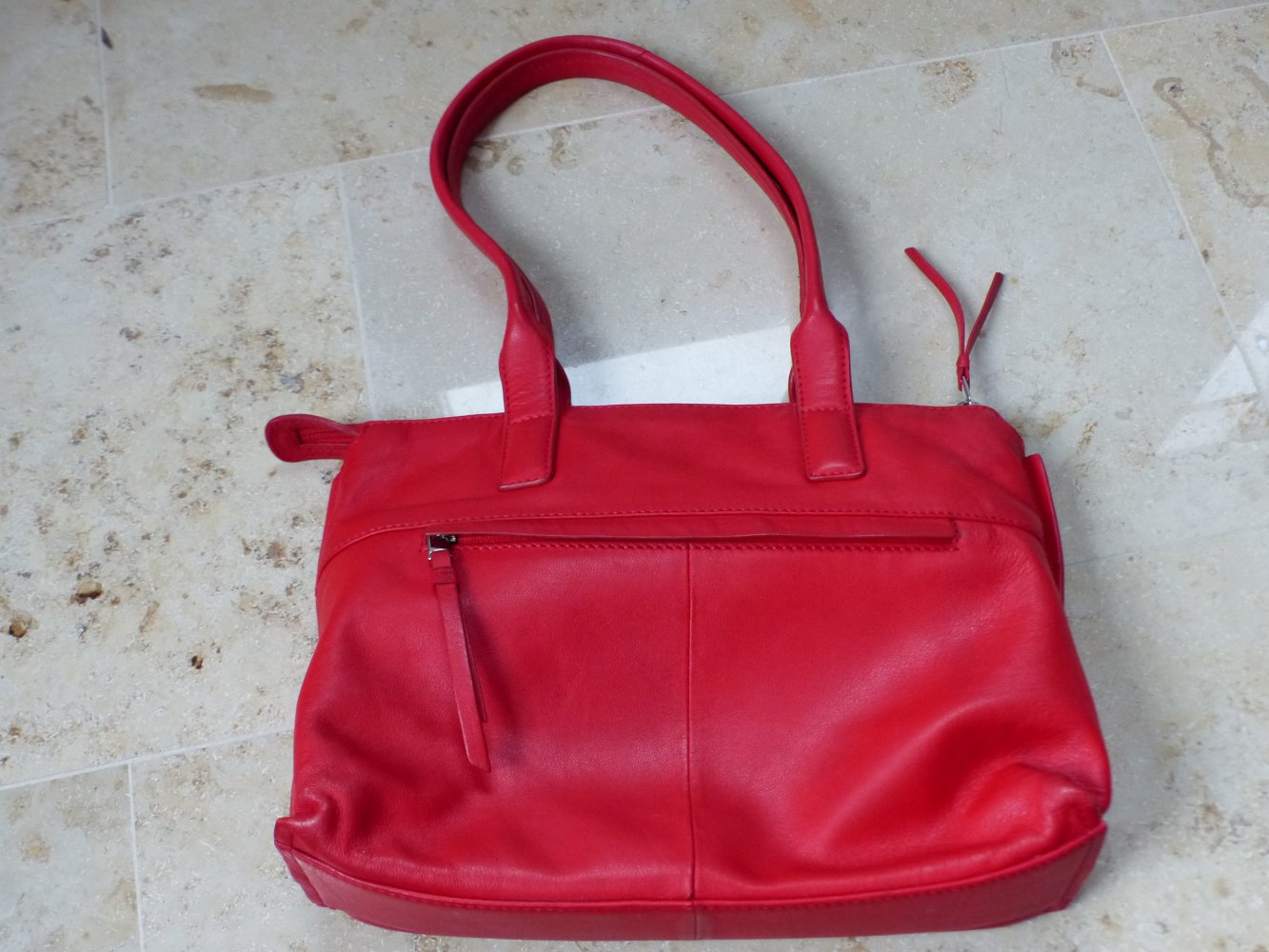 rote Handtasche / Schultertasche von Bree
