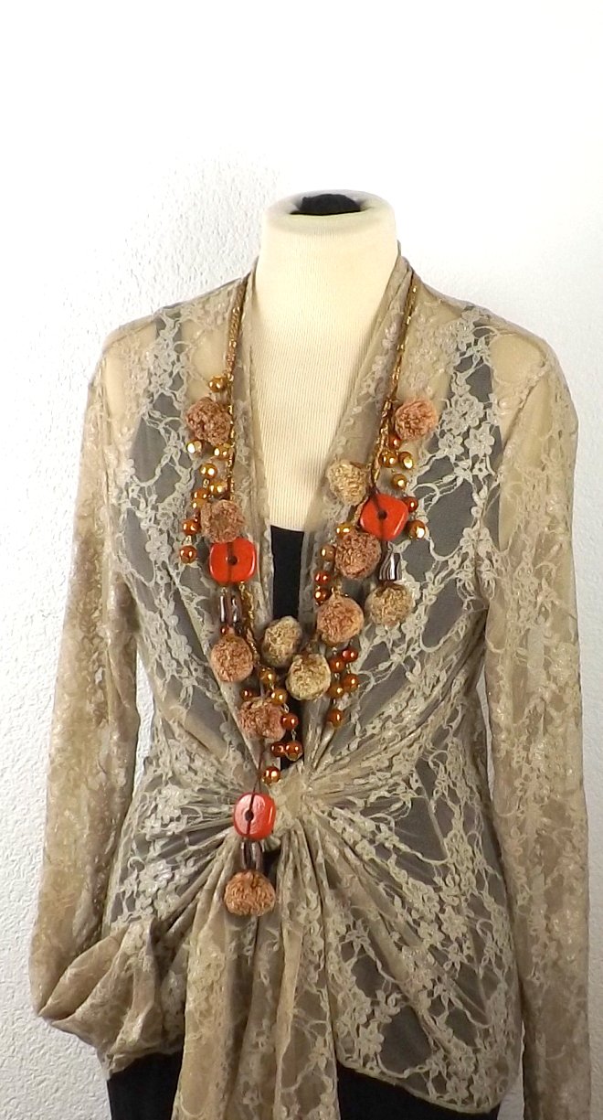 Ethno - Halsschmuck - Kette - etravagant - Unikat