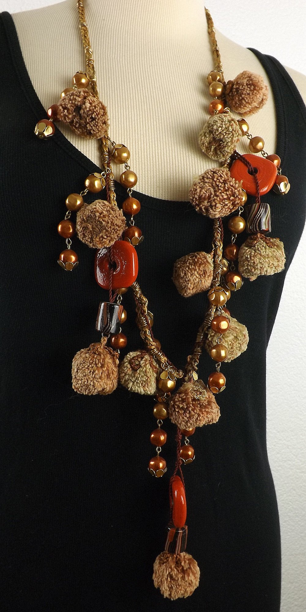 Ethno - Halsschmuck - Kette - etravagant - Unikat