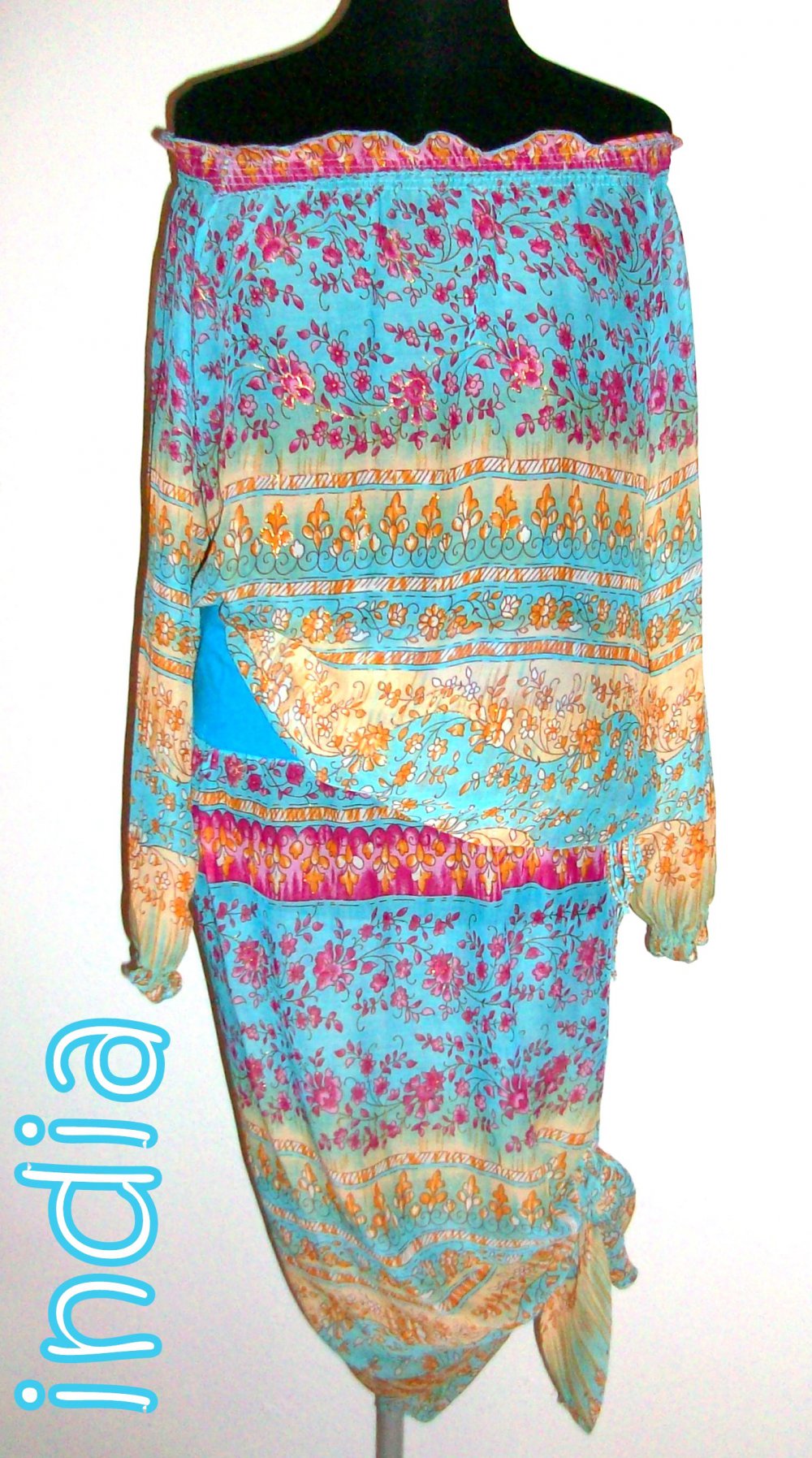 2-teilig Rock & Oberteil - Carmenausschnitt - S - NEU