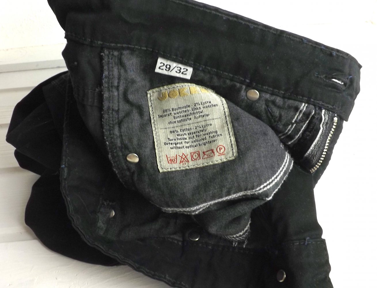 Jeans - 5 pocket - schwarz - JOKER - Gr 29 / 32