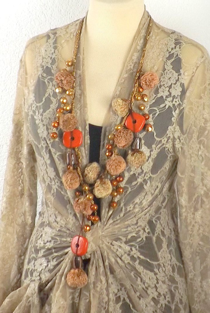 Ethno - Halsschmuck - Kette - etravagant - Unikat