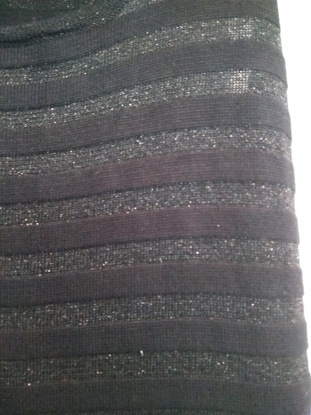 Kleid/ Partykleid schwarz-silber von Mango