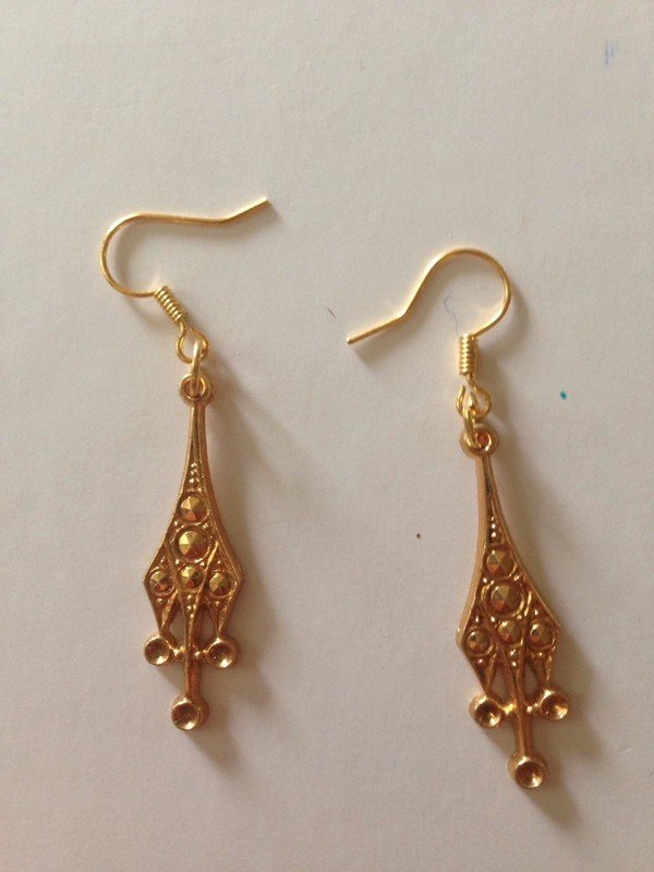 Vintage Goldene Ohrringe Hippie Hipster Blogger neu