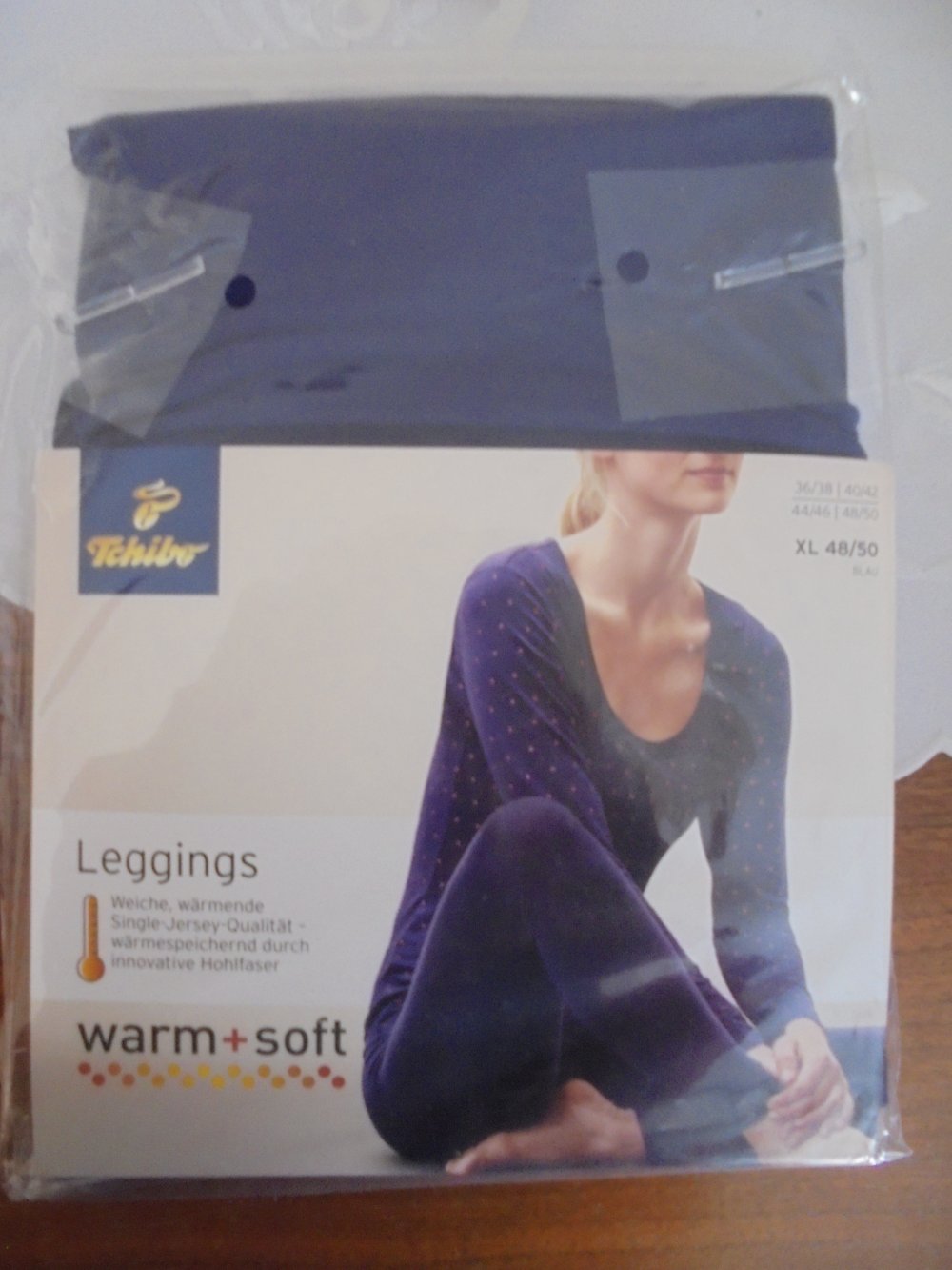 Tchibo Thermo Leggins XL 48/50 OVP blau
