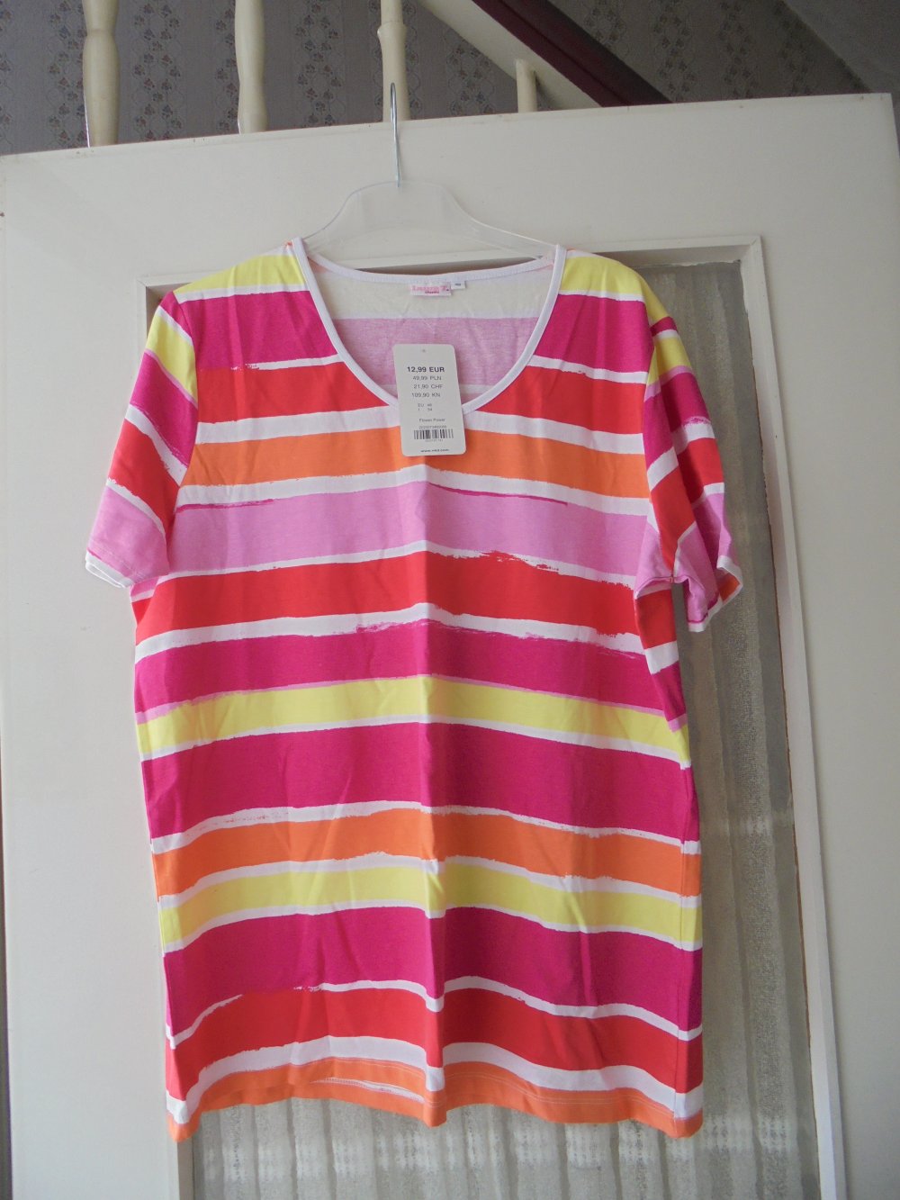 Laura T. T-Shirt bunt gestreift Gr. 48