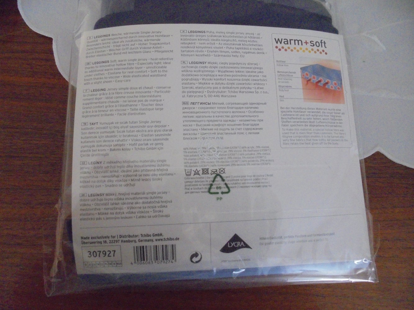 Tchibo Thermo Leggins XL 48/50 OVP blau