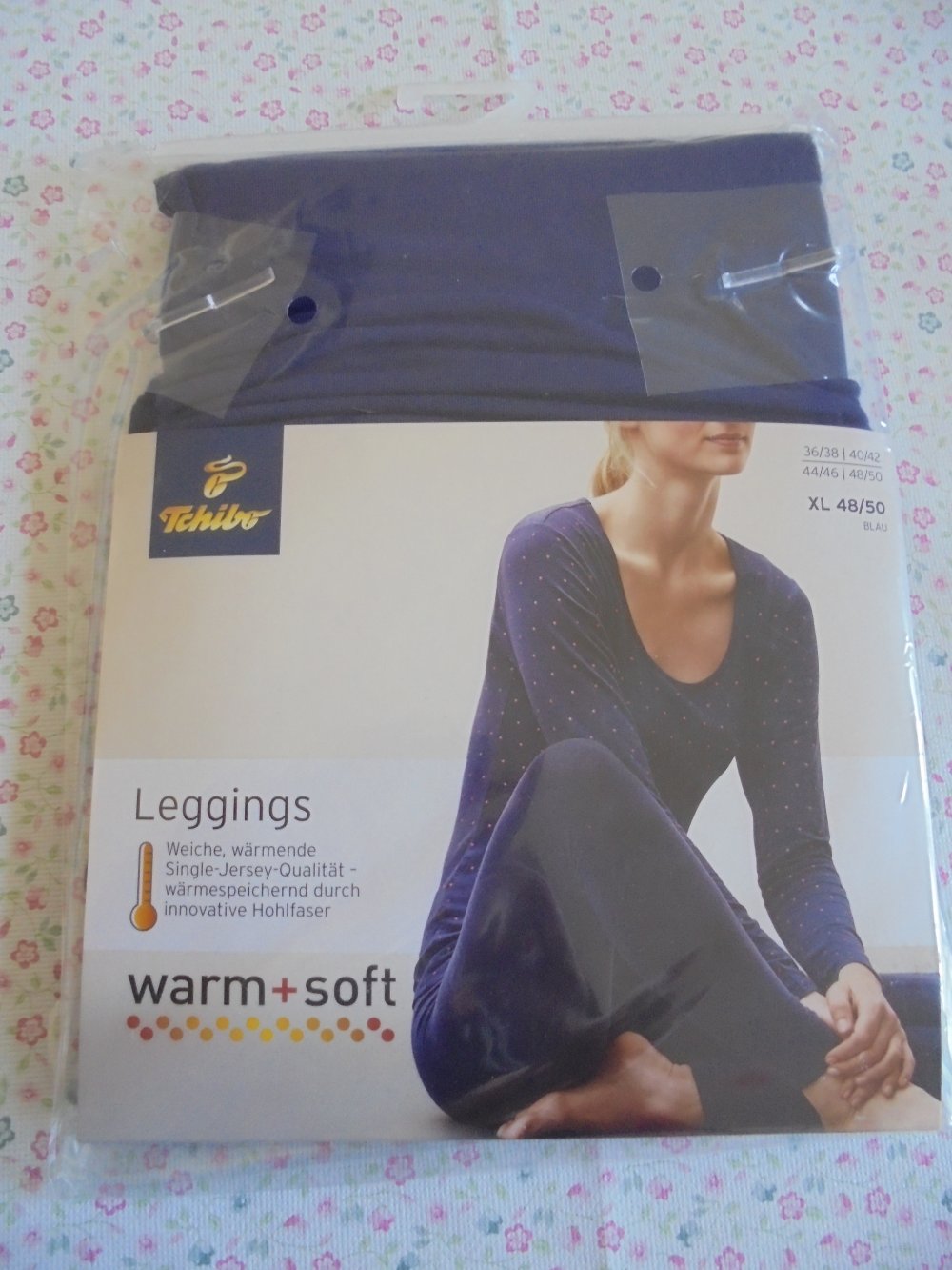 Tchibo Thermo Leggins XL 48/50 OVP blau