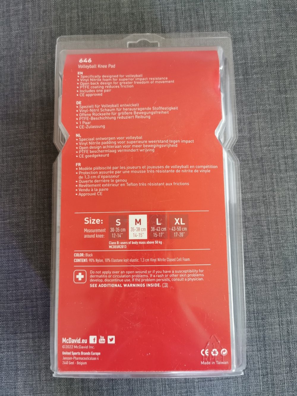 Knieschoner MCDavid 646