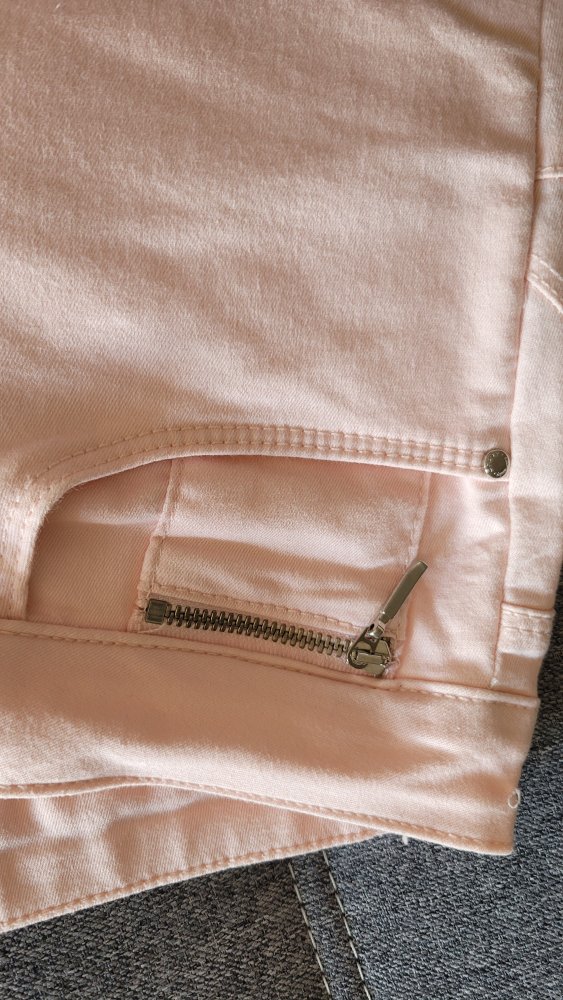 Pfirsichfarbende Skinny Hose von Orsay - Größe 36