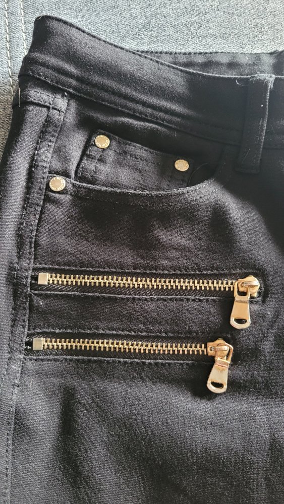 Schwarze Stoffhose von Miss Anna - Größe 38