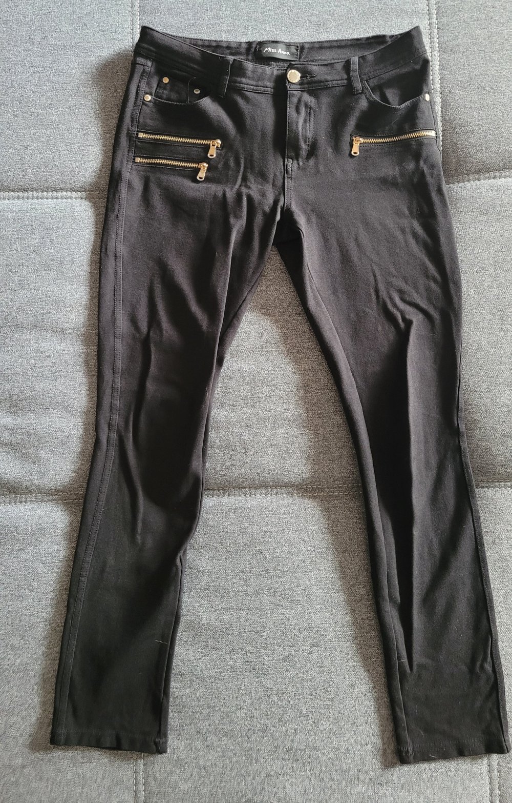 Schwarze Stoffhose von Miss Anna - Größe 38