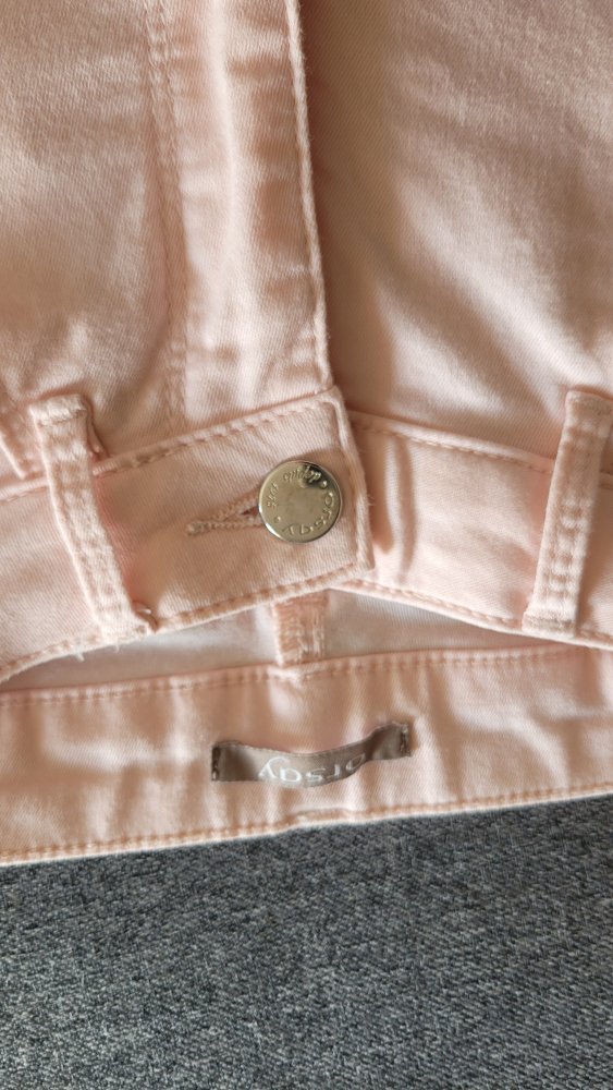 Pfirsichfarbende Skinny Hose von Orsay - Größe 36