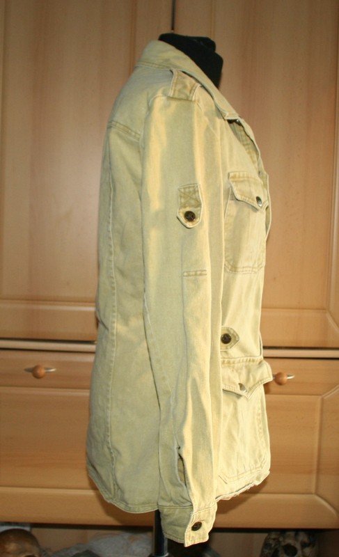70er Vintage Camel Jeansjacke Gr. 38 camel