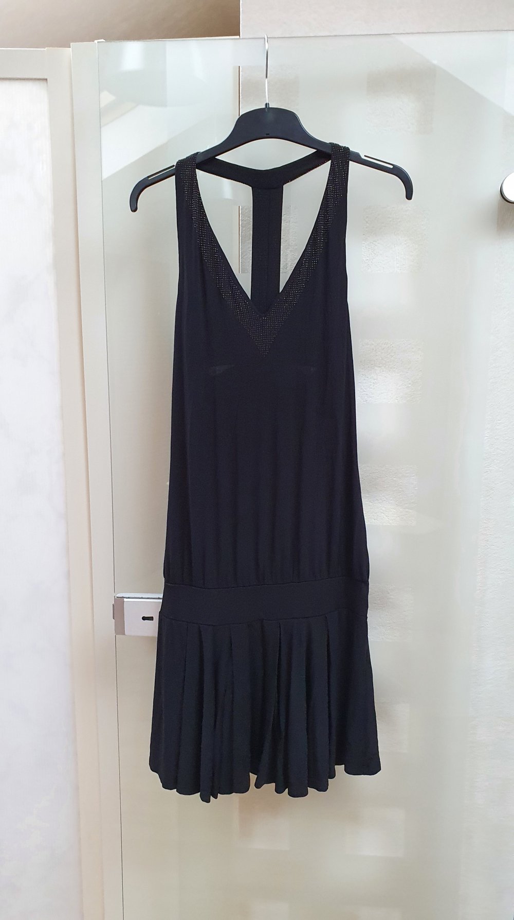 Max&Co. Cocktail Kleid schwarz Gr. S Eyecatcher raffiniertes Rückenteil 