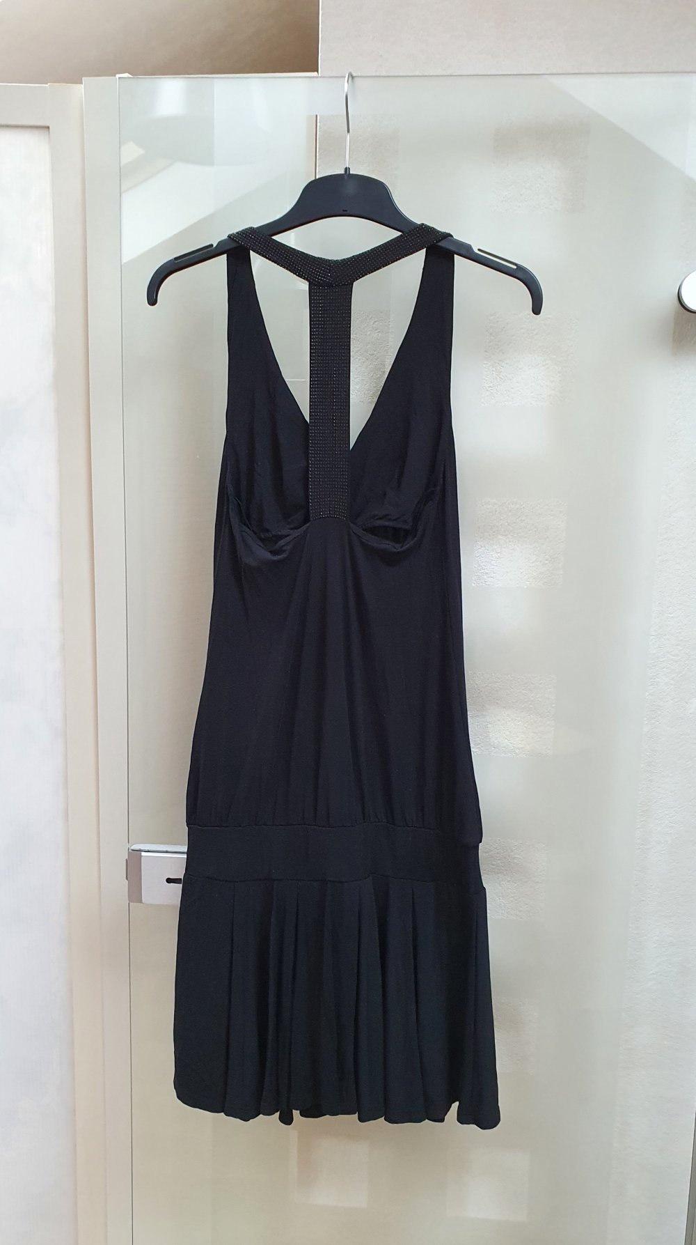 Max&Co. Cocktail Kleid schwarz Gr. S Eyecatcher raffiniertes Rückenteil 