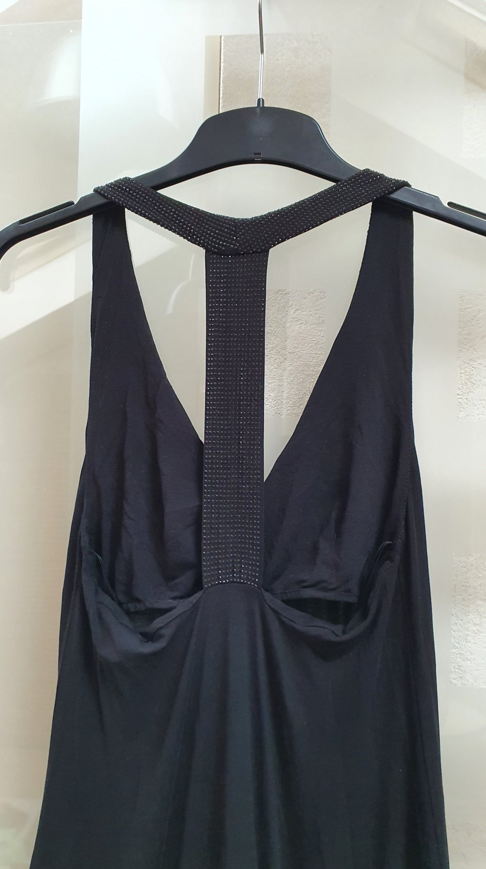 Max&Co. Cocktail Kleid schwarz Gr. S Eyecatcher raffiniertes Rückenteil 