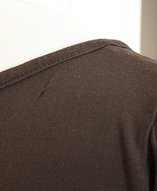 Wunderschönes, schwarz weißes Vintage Maxikleid, Gr.S