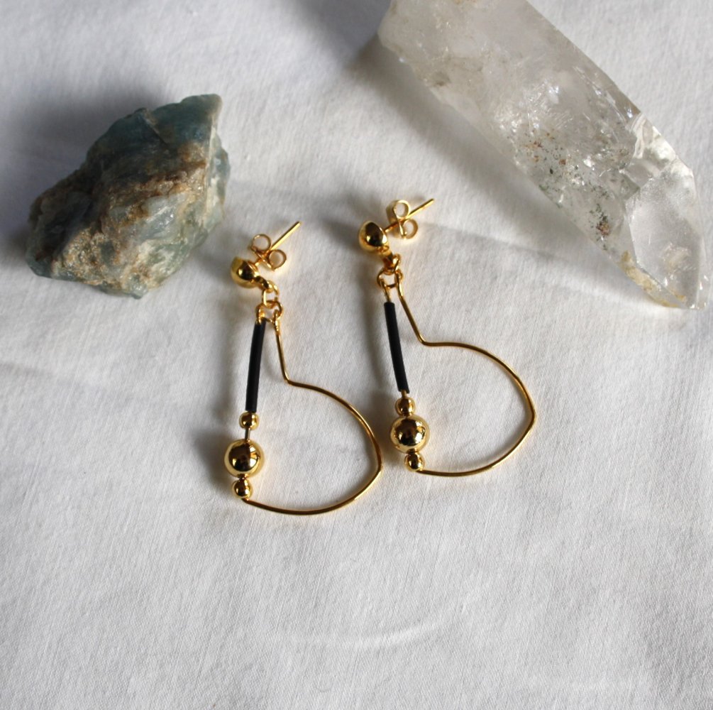 Ausgefallene, zierliche Vintage Ohrringe