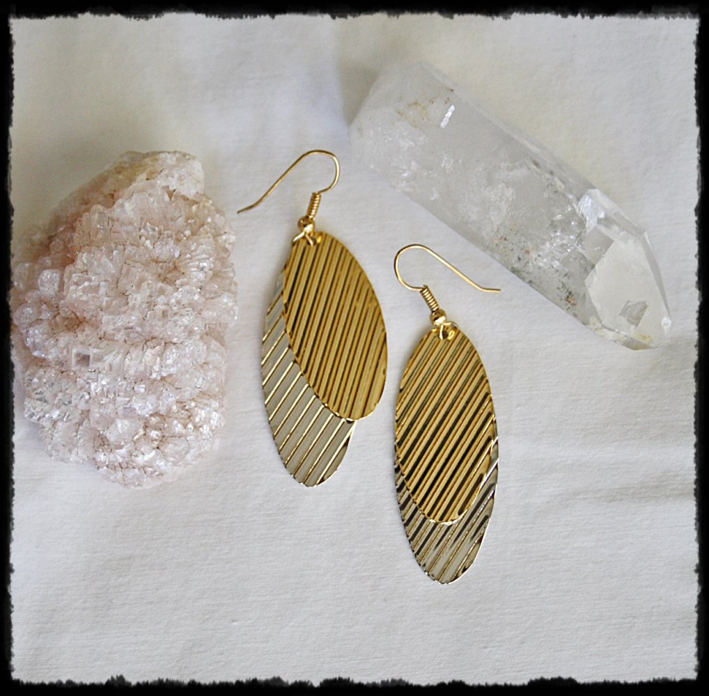 Wunderschöne, leichte Vintage Ohrringe