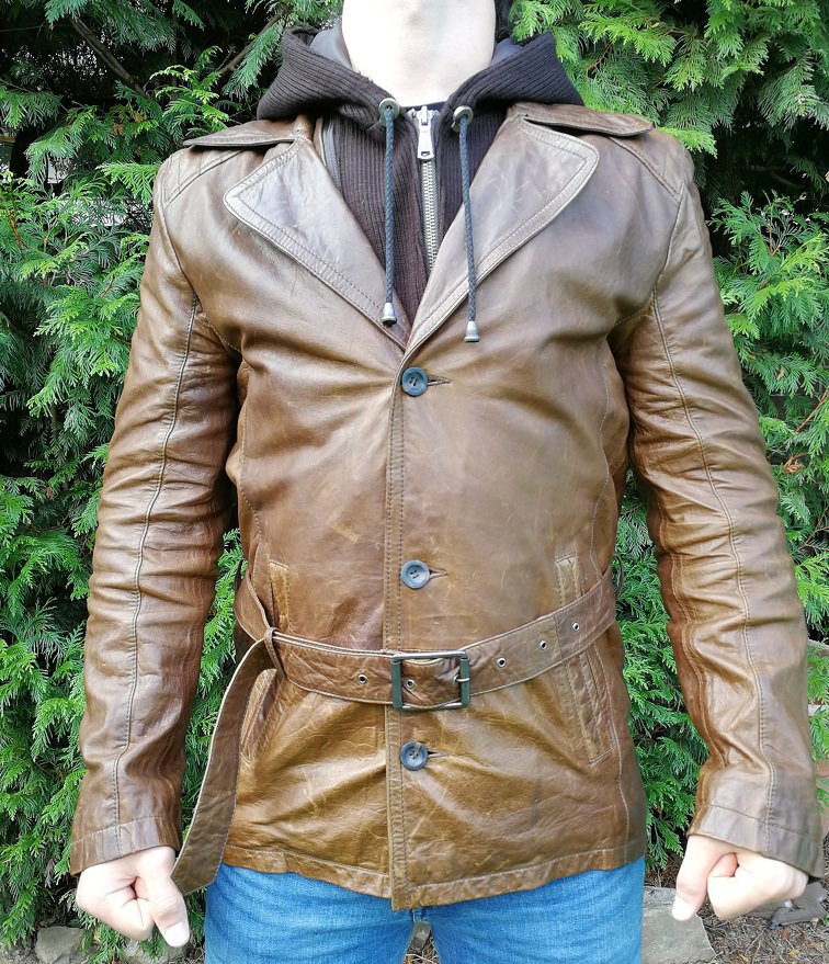 NEUE KAPRAUN EDEL-LEDERMODEN WOLLKAPUTZEN-JACKE Gr.50! OFFSET! Unisex