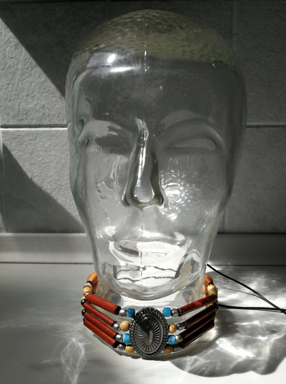 Choker Halskette Choker Indianerchoker Indianerschmuck Designerschmuck 90er Vintage Türkis unisex 