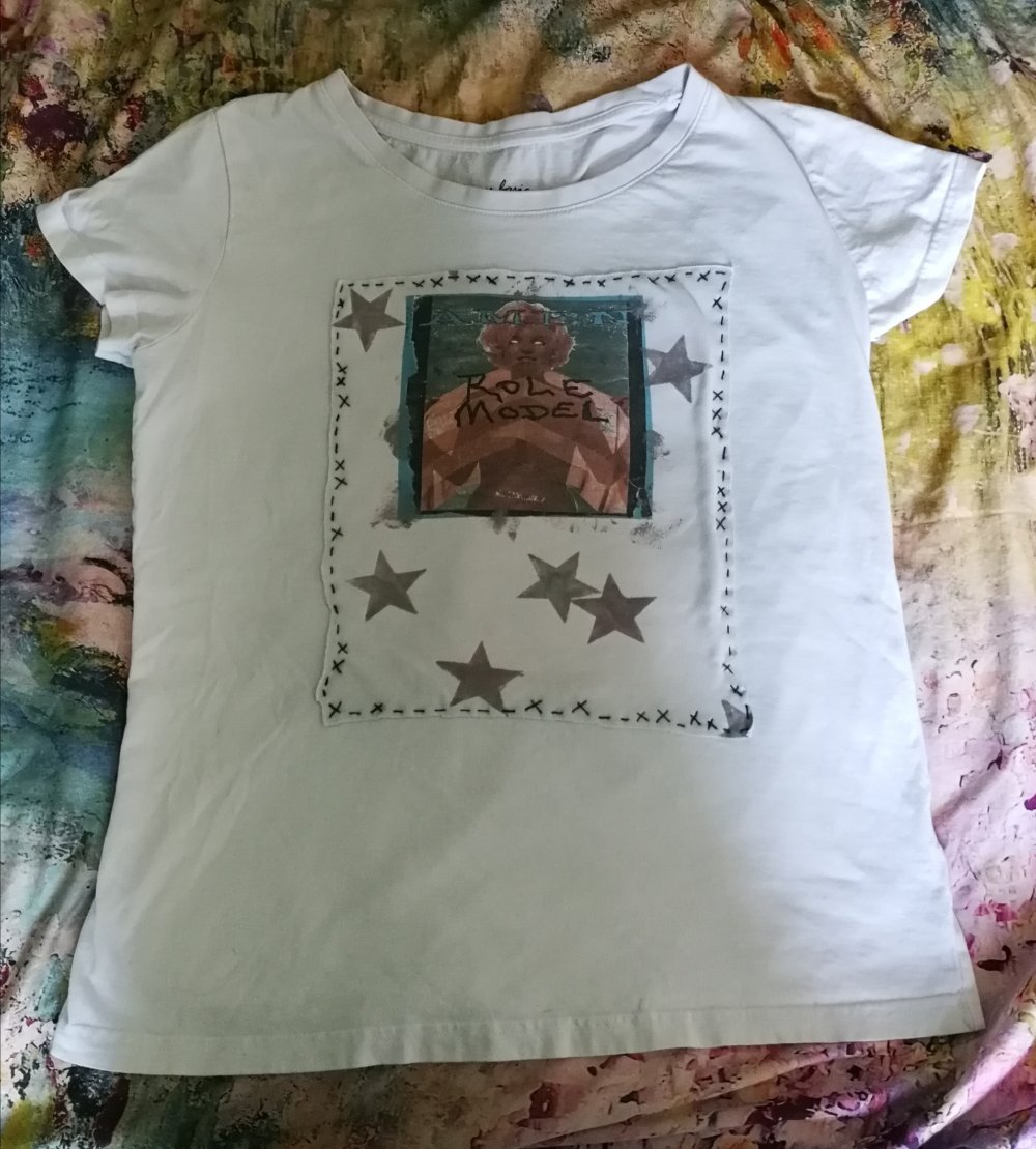 Bandshirt Amen USA Import Designer-Unikat Marilyn Monroe Zombie Horror Rock Metal Punk