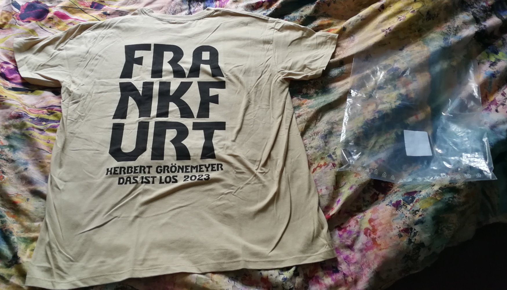 Bandshirt Tourshirt Herbert Grönemeyer NEU Das ist los 2023 Frankfurt