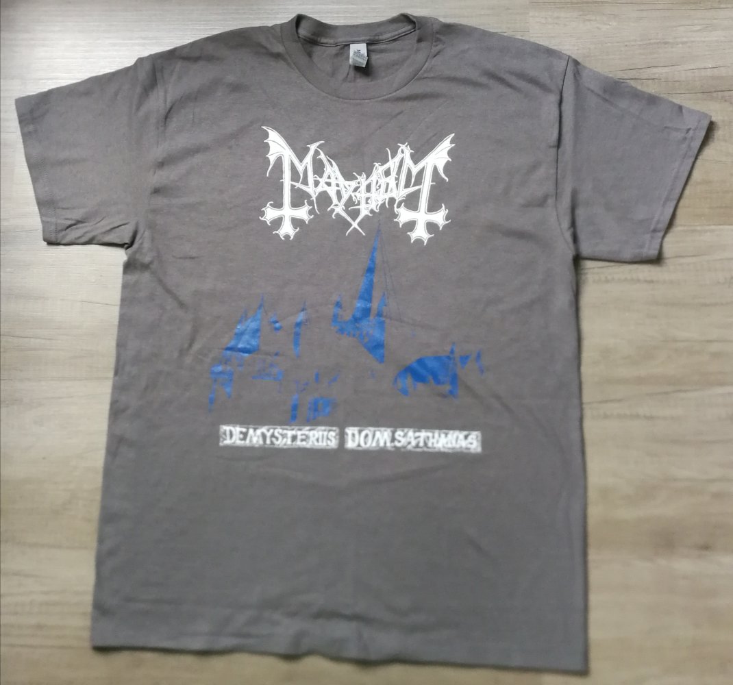 (The True) Mayhem Black Metal Bandshirt De Mysteriis Dom. Sathanas Unisex L NEU