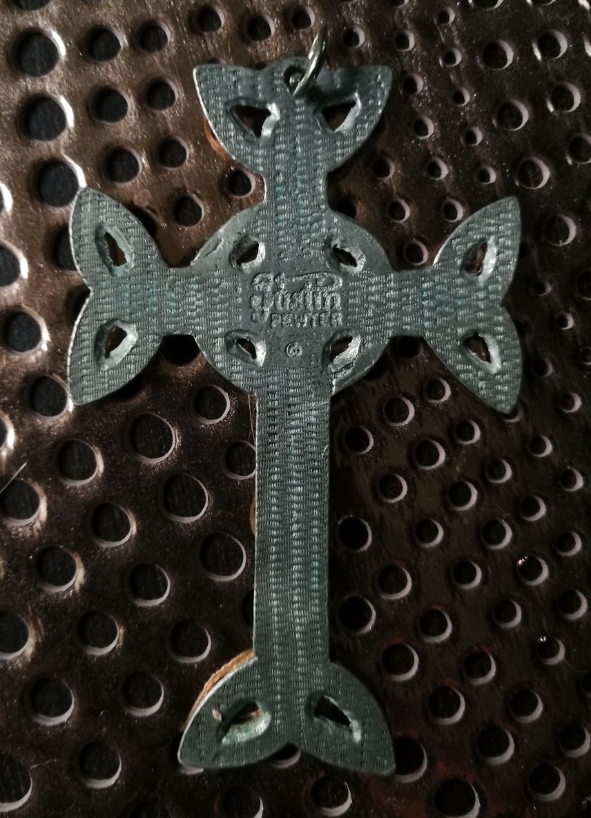 Kettenanhänger Keltisches Kreuz Celtic Cross Kette Änhänger Designerschmuck Unisex Vintage 90er 