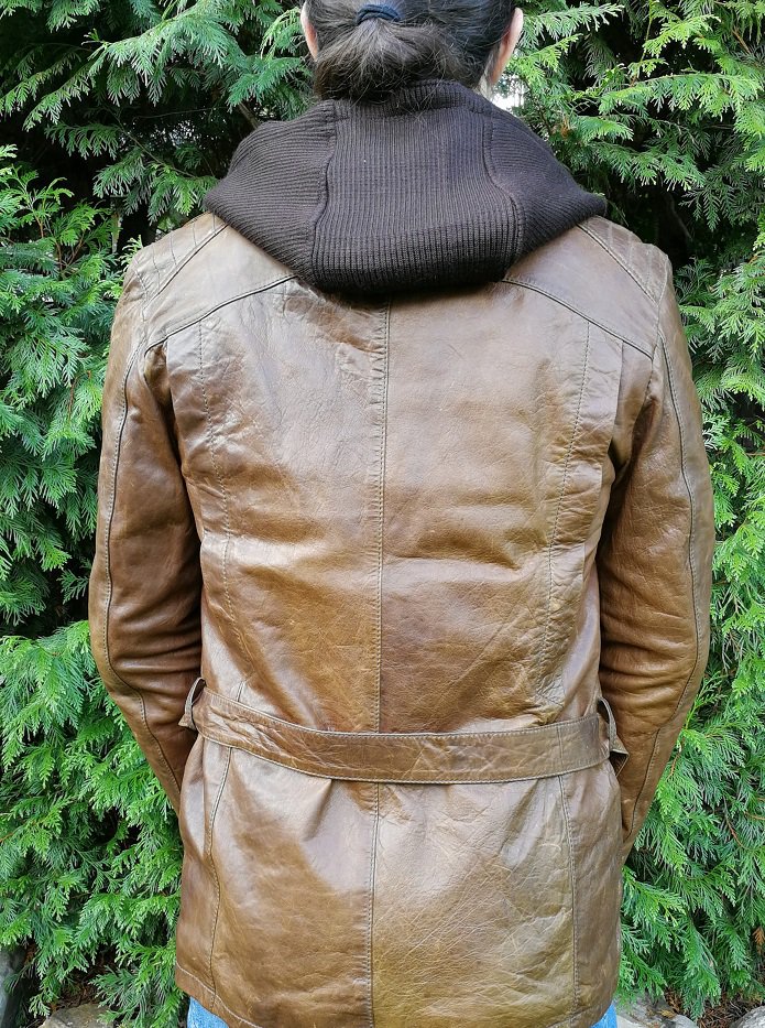 NEUE KAPRAUN EDEL-LEDERMODEN WOLLKAPUTZEN-JACKE Gr.50! OFFSET! Unisex