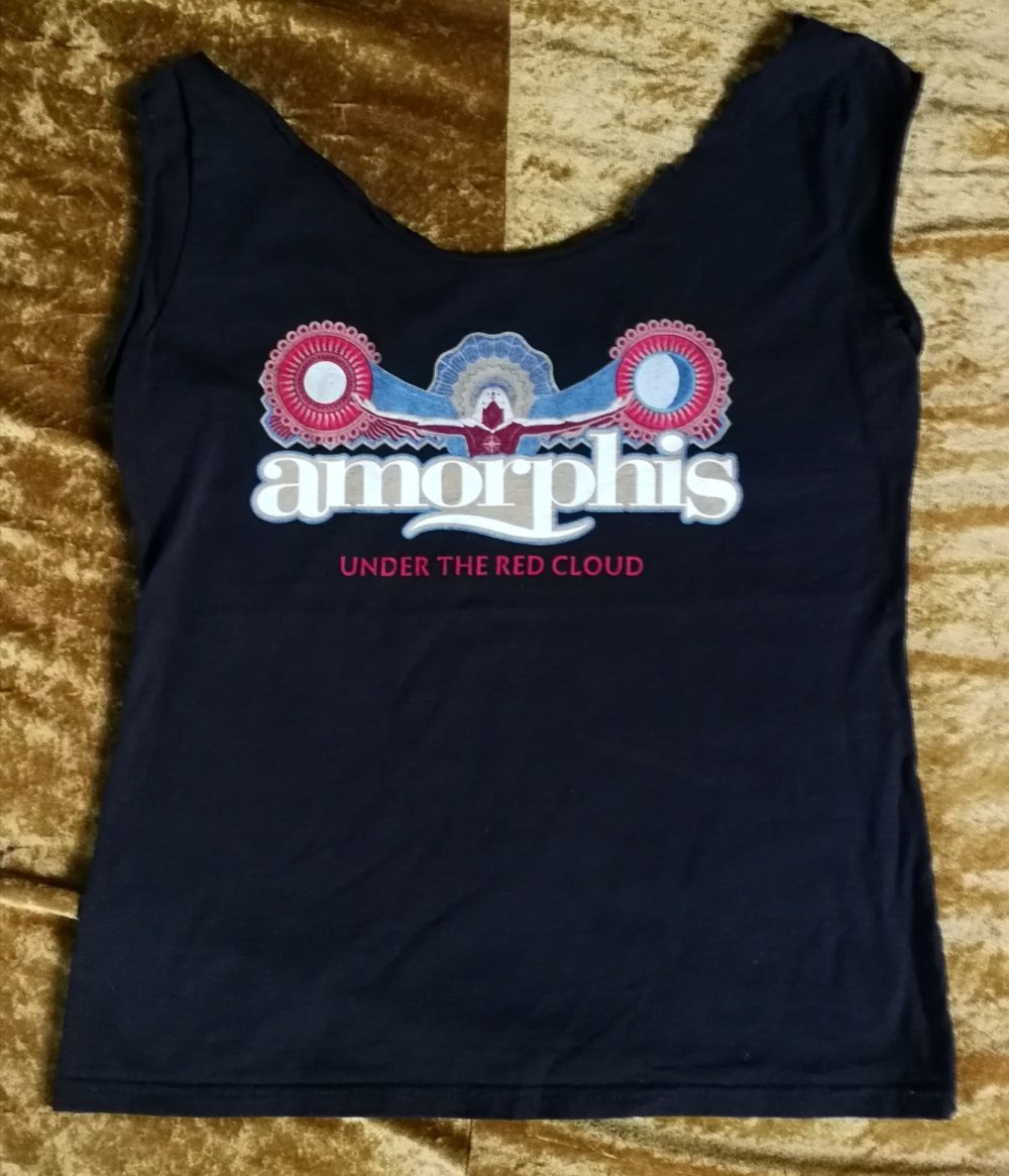 Amorphis! Bandshirt Top Custom Rockchick Finnland Suomi Hardrock Metal Unisex