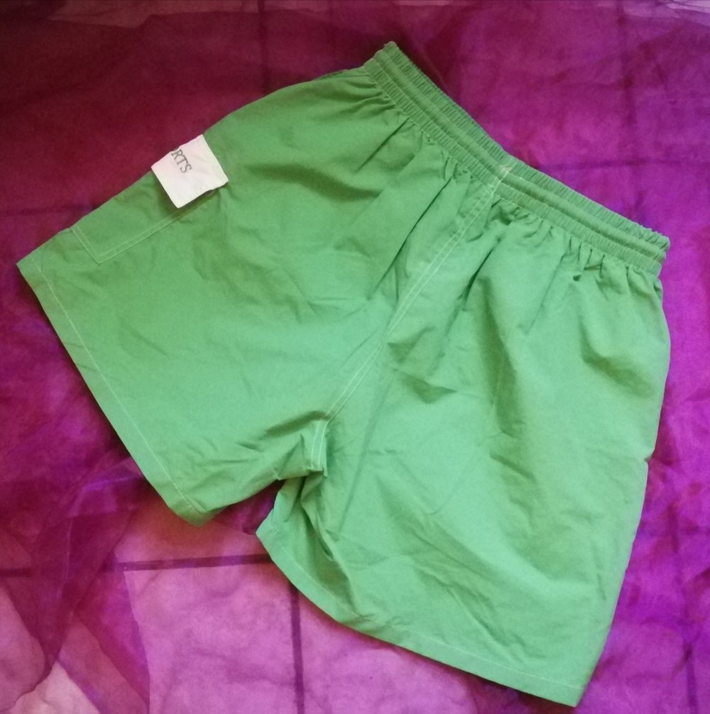 Grüne Bandehose Bermuda Unisex aus Griechenland True Vintage