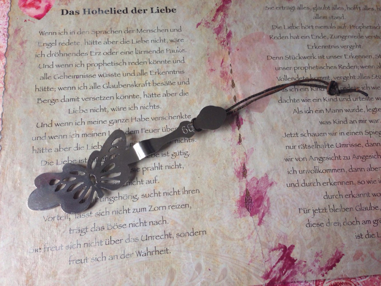 Anhänger Absinth Löffel Butterfly Schmetterling! Gothic Rock Stoner Rockchick Schmuck!