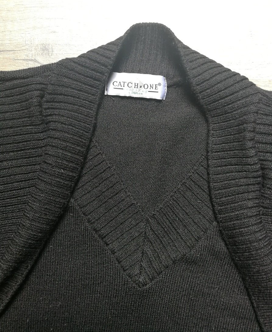 Longpulli Bolero Sexy kleines Schwarzes Strickkleid Minikleid Langarmkleid London