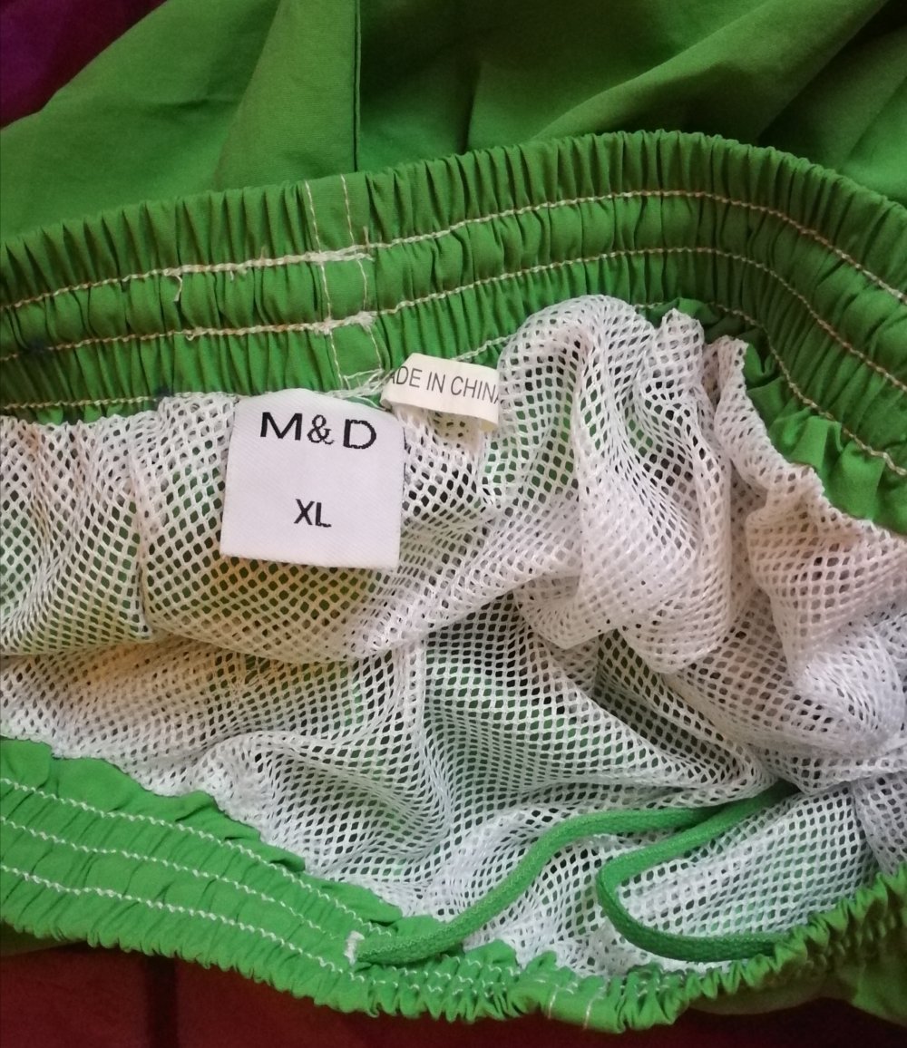 Grüne Bandehose Bermuda Unisex aus Griechenland True Vintage