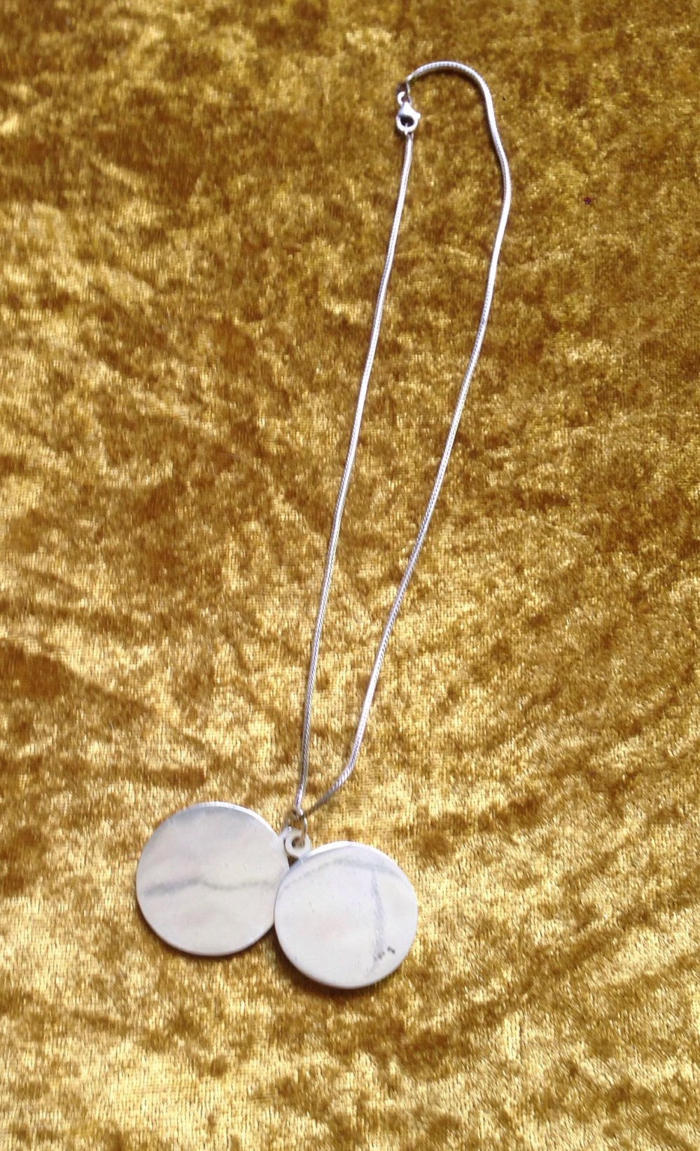 Silberkette Medaillon Venus aus Schweden! Unikat! Amulett